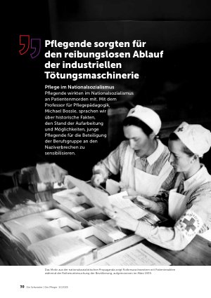 Vorschauseite 1: Pflegende sorgten für den reibungslosen Ablauf der industriellen Tötungsmaschinerie