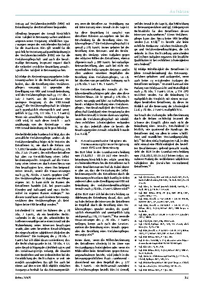 Vorschauseite 3: Zur Anwaltsvergütung in Betreuungssachen beim Regressausschluss wegen Mittellosigkeit – Sparsamkeitsgebot versus anwaltliche Unterstützungspflicht