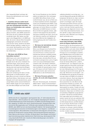 Vorschauseite 2: Interview mit Dr. Gernot Langs, Schön Klinik Bad Bramstedt „ADHS ist keine Krankheit“