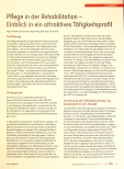 Vorschauseite 1: Pflege in der Rehabilitation - Einblick in ein attraktives Tätigkeitsprofil