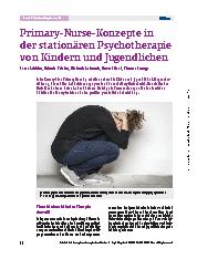 Vorschauseite 1: Primär-Nurse-Konzepte in der stationären Psychotherapie von Kindern und Jugendlichen