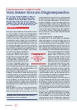 Vorschauseite 1: Vom Steuerbis zum Diagnoseparadox.