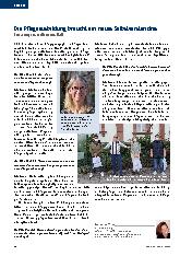 Vorschauseite 1: Die Pflegeausbildung braucht ein neues Selbstverständnis.