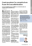 Vorschauseite 1: Gesetzesentwurf zum europäischen Raum für Gesundheitsdaten