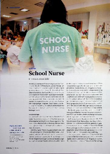 Vorschauseite 1: School Nurse Ein neues Berufsbild