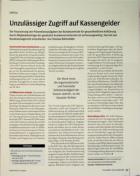 Vorschauseite 1: Unzulässiger Zugriff auf Kassengelder