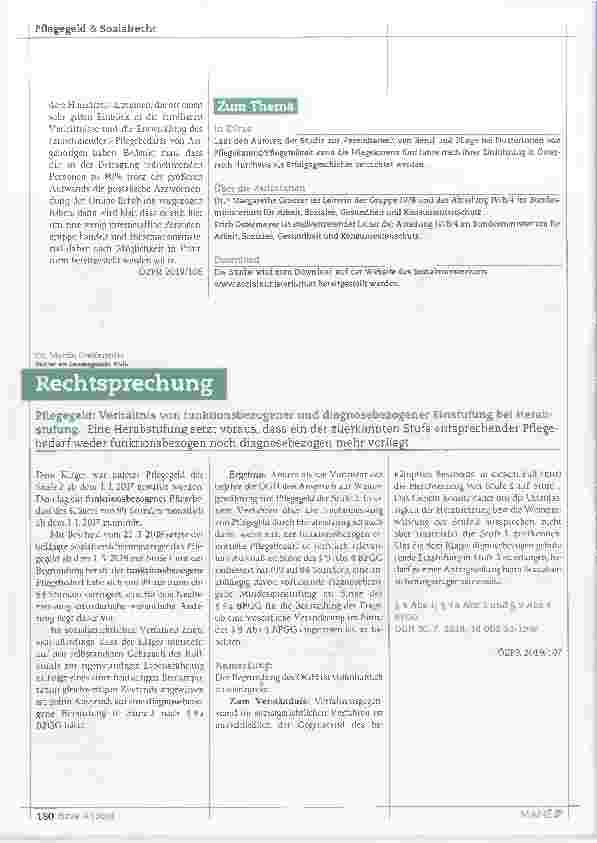 Vorschauseite 1: Rechtsprechung