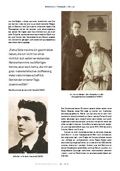 Vorschauseite 5: „Steiner war der größte mündliche Philosoph des 20. Jahrhunderts. “ Sein Leben