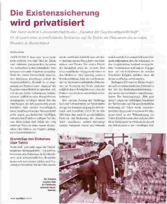 Vorschauseite 1: Die Existenzsicherung wird privatisiert