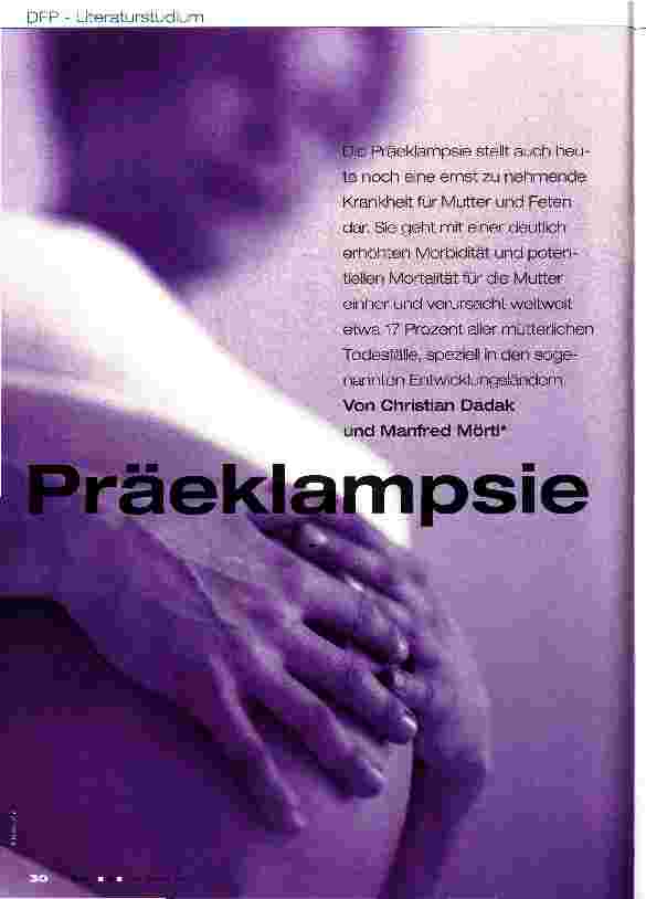 Vorschauseite 1: Präeklampsie