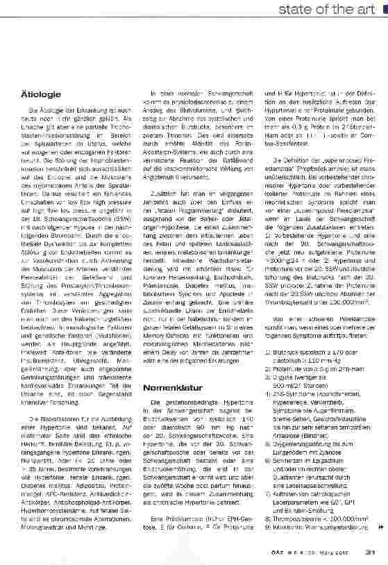 Vorschauseite 2: Präeklampsie