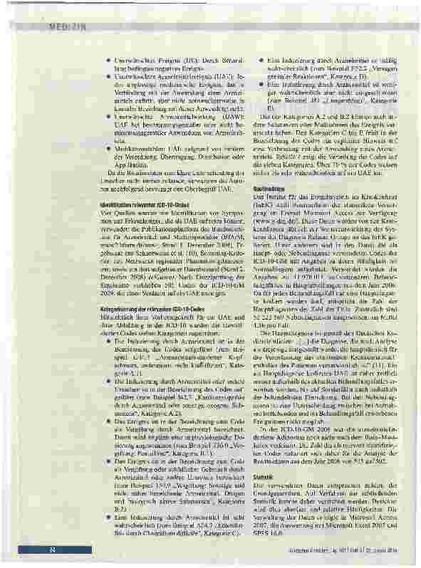 Vorschauseite 2: Erkennung von unerwünschten Arzneimittelereignissen