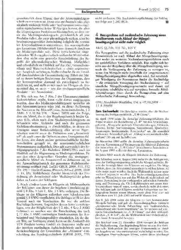 Vorschauseite 3: Abgrenzung von Arzneimitteln zu Medizinprodukten