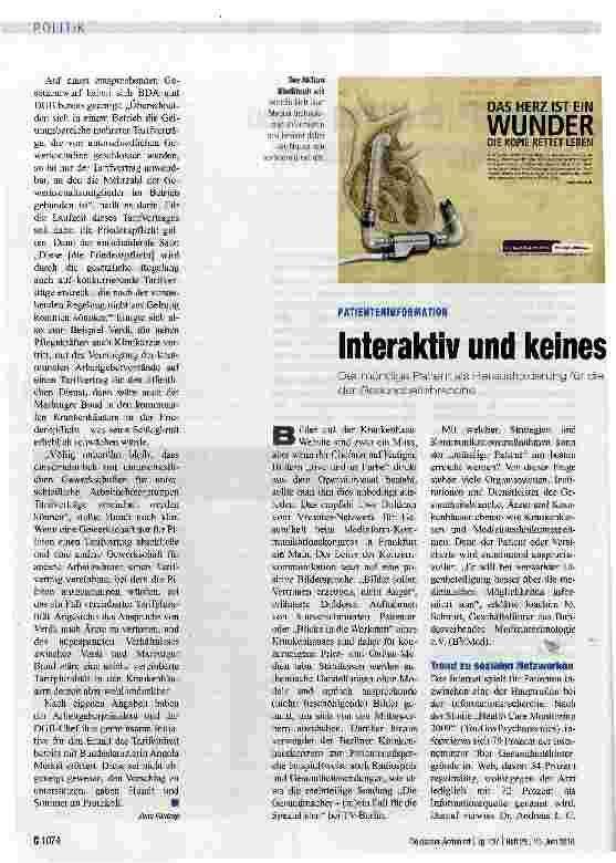 Vorschauseite 1: Interaktiv und keinesfalls blutig