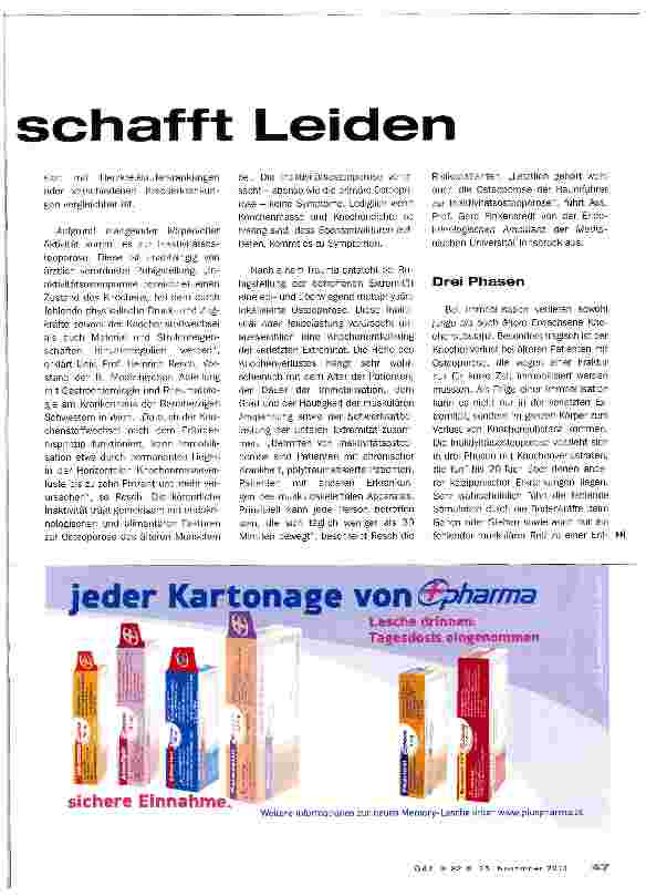Vorschauseite 2: Liegen schafft Leiden