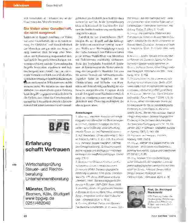 Vorschauseite 5: Inklusion ist kein Etikettenschwindel