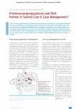Vorschauseite 1: Primärversorgungszentren und ÖGK: Partner in Sachen Care & Case Management?
