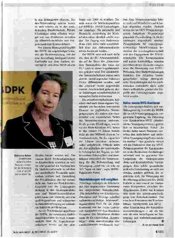 Vorschauseite 2: Der Arztemangel wird zum Problem
