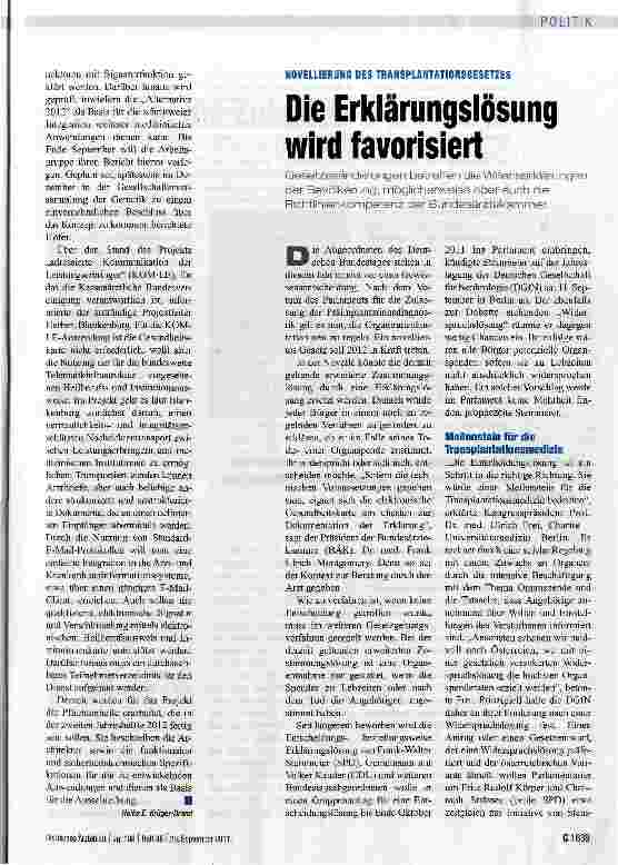 Vorschauseite 1: Die Erklärungslösung wird favorisiert