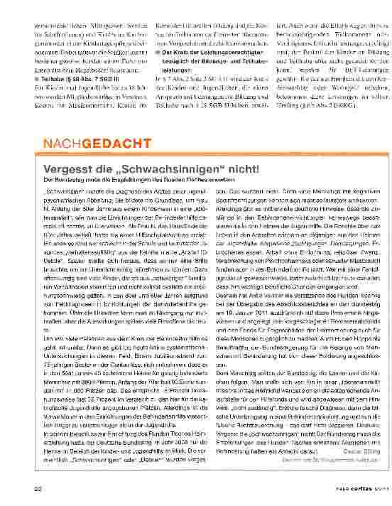 Vorschauseite 4: Zumindest ein kleines Bildungspäckchen für Kinder