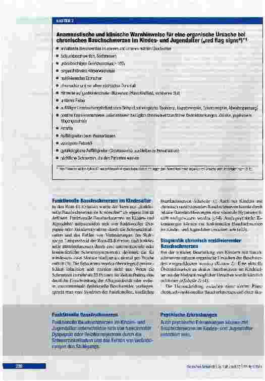 Vorschauseite 4: Chronische Bauchschmerzen bei Kindern und Jugendlichen
