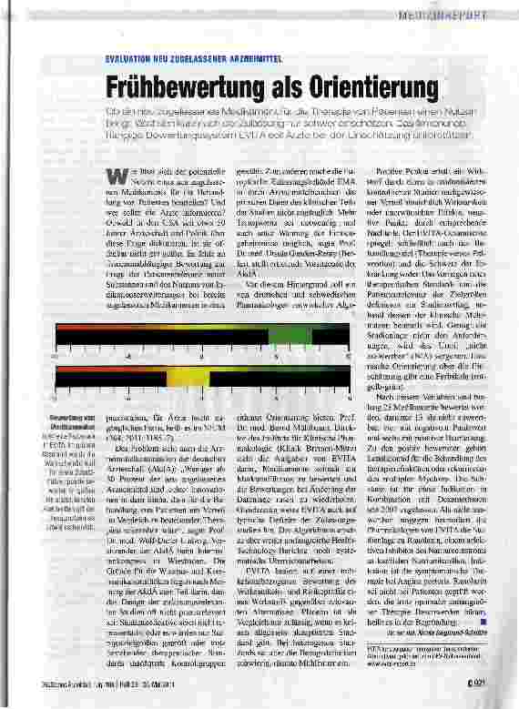 Vorschauseite 1: Frühbewertung als Orientierung