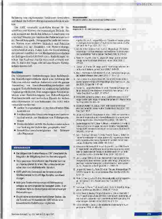 Vorschauseite 6: Optionen der bildgestützten Bestrahlung