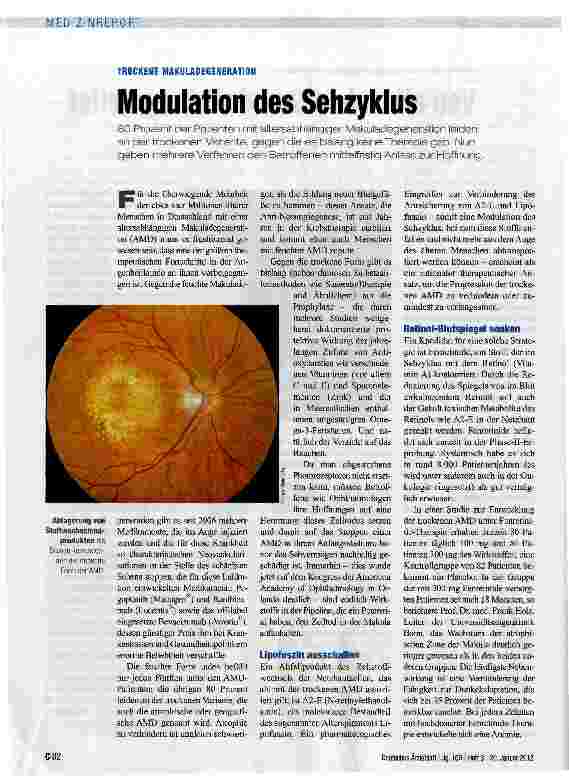 Vorschauseite 1: Modulation des Sehzyklus