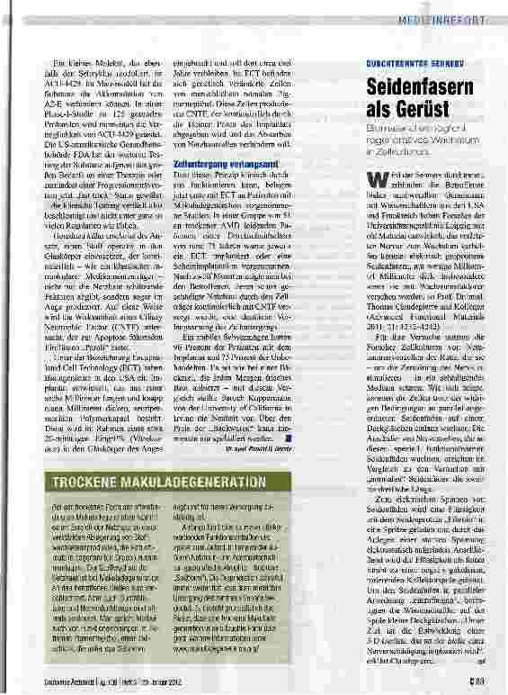 Vorschauseite 2: Modulation des Sehzyklus