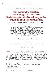 Vorschauseite 1: Das Gesundheitsdatennutzungsgesetz und seine Bedeutung für die Forschung in der Intensivund Notfallmedizin