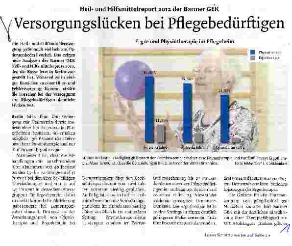 Vorschauseite 1: Versorgungslücken bei Pflegebedürftigen