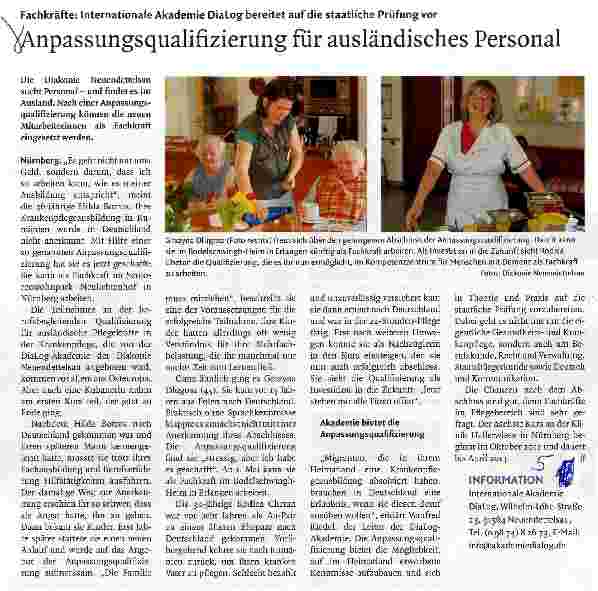 Vorschauseite 1: Anpassungsqualifizierung für ausländisches Personal