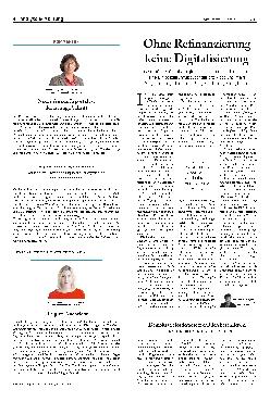 Vorschauseite 1: Ohne Refinanzierung keine Digitalisierung