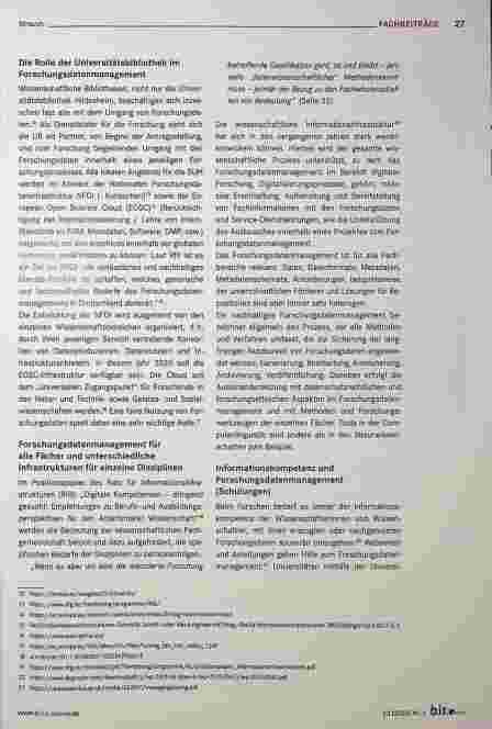 Vorschauseite 2: Generisches, fächerspezifisches und disziplinübergreifendes Forschungsdatenmanagement. Beispiel: FDM der Stiftung Universität Hildesheim (UB Hildesheim).