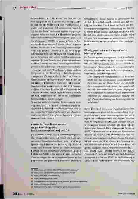 Vorschauseite 5: Generisches, fächerspezifisches und disziplinübergreifendes Forschungsdatenmanagement. Beispiel: FDM der Stiftung Universität Hildesheim (UB Hildesheim).