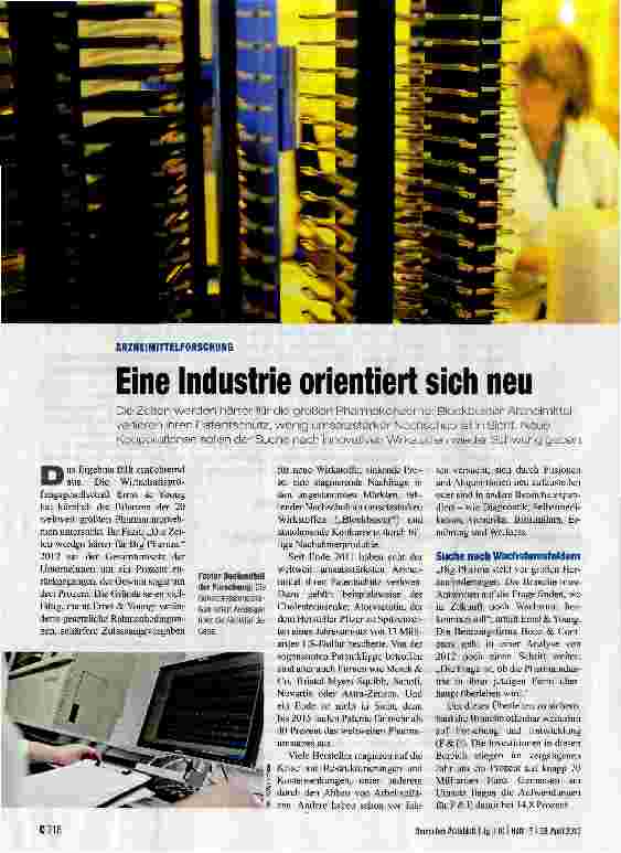 Vorschauseite 1: Eine Industrie orientiert sich neu