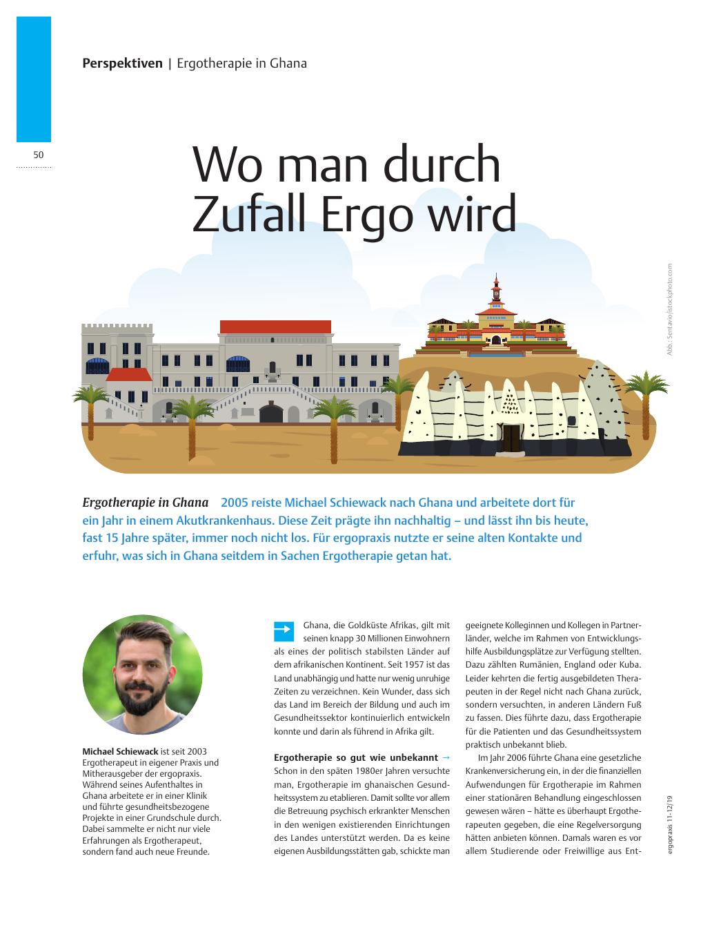 Vorschauseite 1: Wo man durch Zufall Ergo wird ? Ergotherapie in Ghana