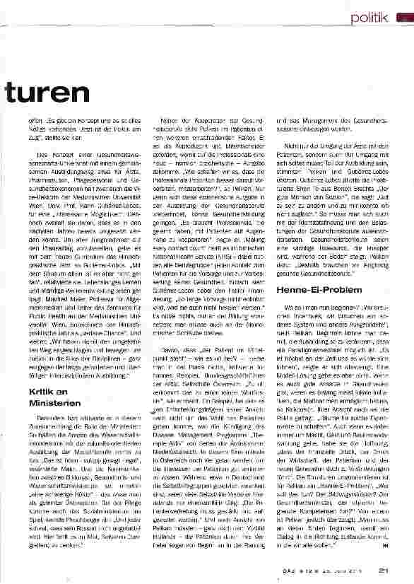 Vorschauseite 2: Neue Wege, neue Strukturen