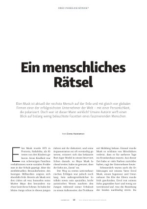 Vorschauseite 2: Ein menschliches Rätsel