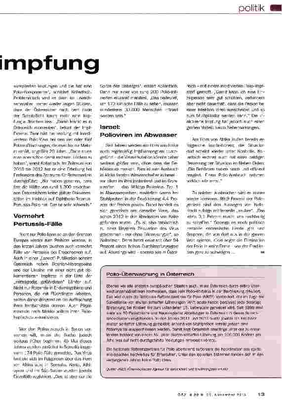 Vorschauseite 2: Schwachstelle Durch Impfung