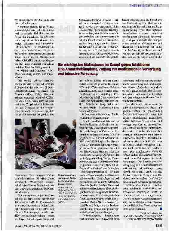 Vorschauseite 2: Gemeinsam gegen Infektionen