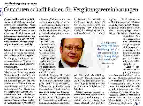 Vorschauseite 1: Gutachten schafft Fakten für Vergütungsvereinbarung