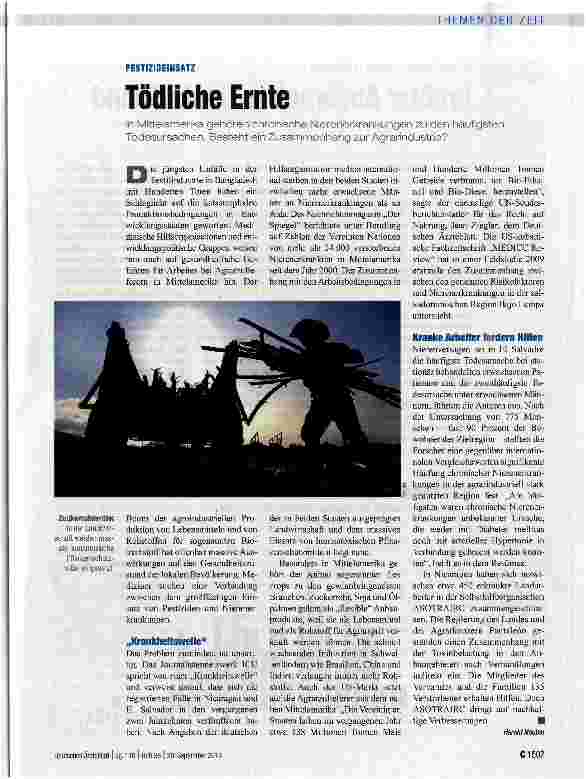 Vorschauseite 1: Tödliche Ernte