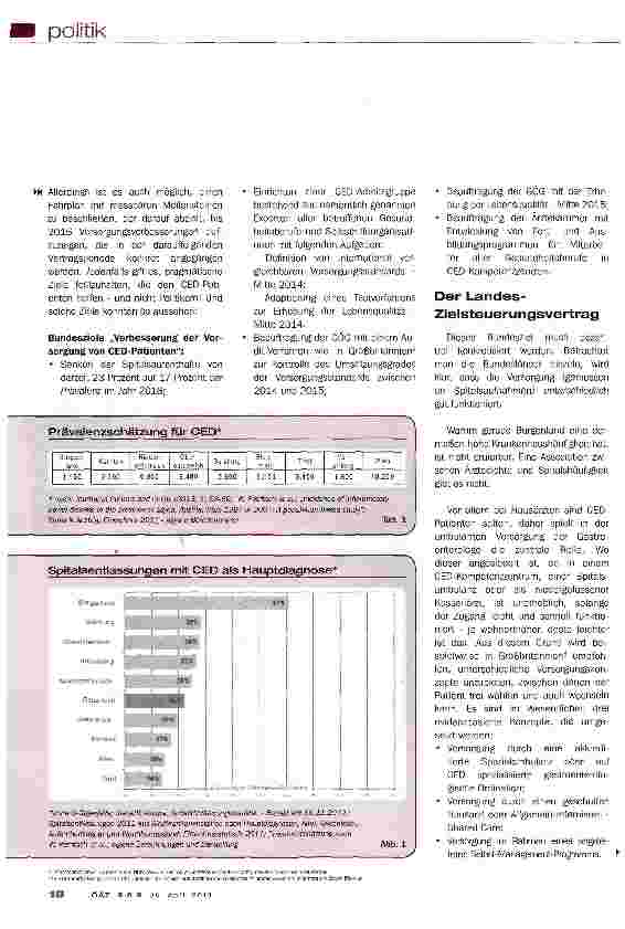 Vorschauseite 2: Gesundheitsreform konkret -am Beispiel CED