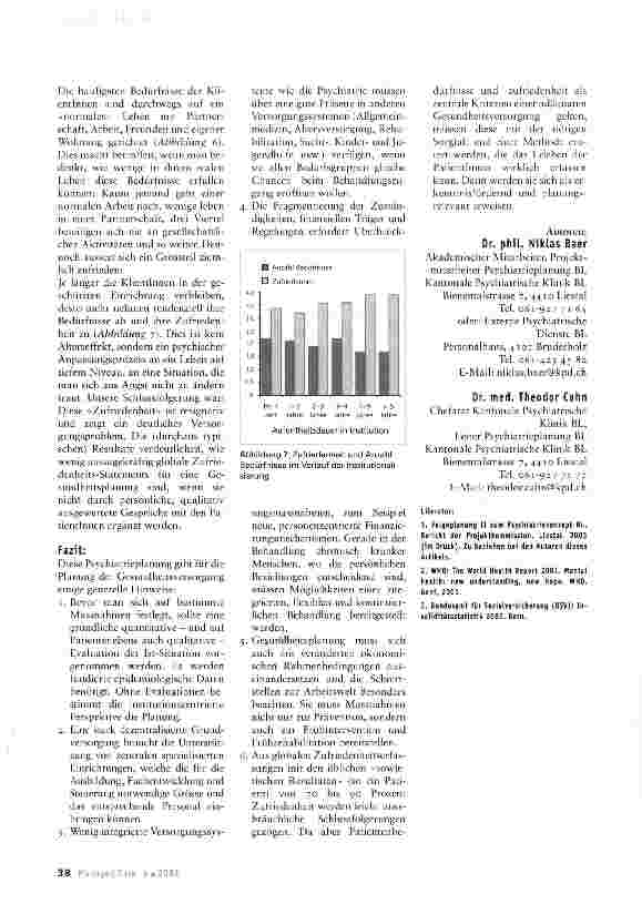 Vorschauseite 5: Psychiatrieplanung in einem fragmentierten Gesundheitssystem