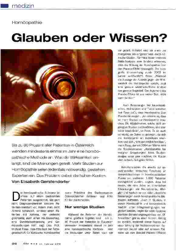 Vorschauseite 1: Glauben oder Wissen?