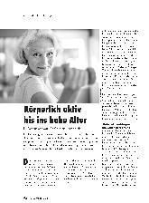 Vorschauseite 1: Körperlich aktiv bis ins hohe Alter