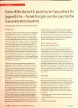 Vorschauseite 1: Erste-Hilfe-Kurse für psychische Gesundheit für Jugendliche - Auswirkungen auf die psychische Gesundheitskompetenz