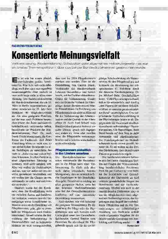 Vorschauseite 1: Konsentierte Meinungsvielfalt