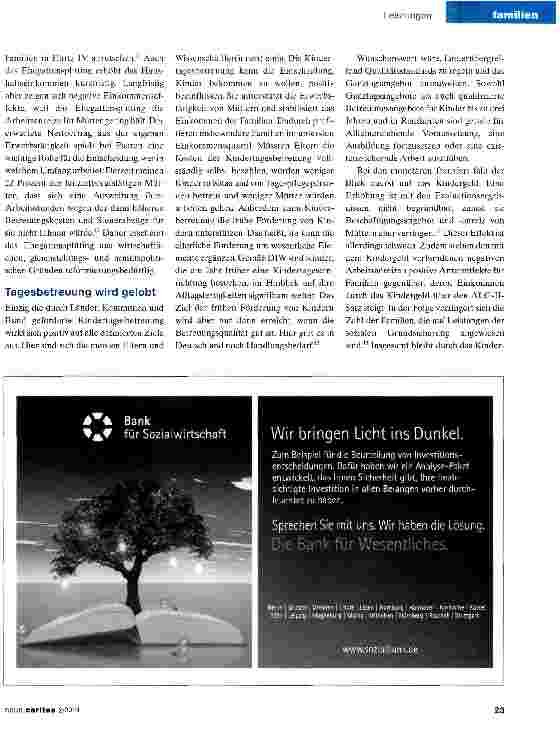 Vorschauseite 3: Milliarden nur für Schmu? -Wie Familienpolitik wirkt